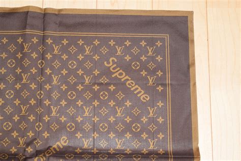 louis vuitton supreme bandana replica|supreme x louis vuitton collection.